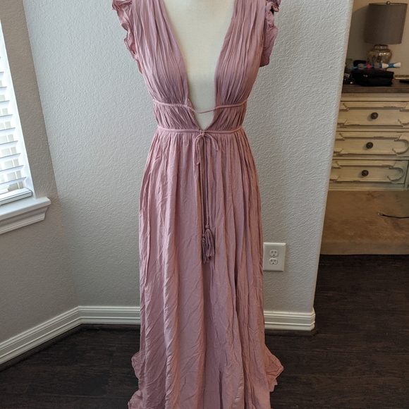 Azazie Blush Bridesmaid Dress Sz A2 - Picture 11 of 16